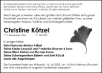eine Anzeige