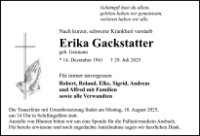 eine Anzeige