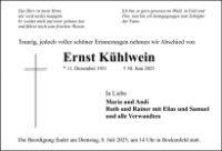 eine Anzeige