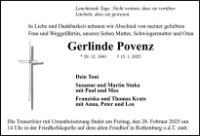 eine Anzeige