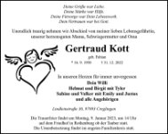 eine Anzeige