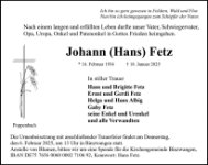 eine Anzeige