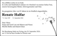 eine Anzeige